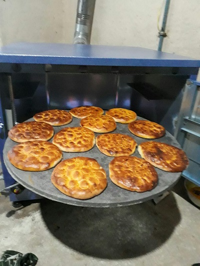تنورگازی کوره ای آبی 2سینی + چدن 50 (کد 446)