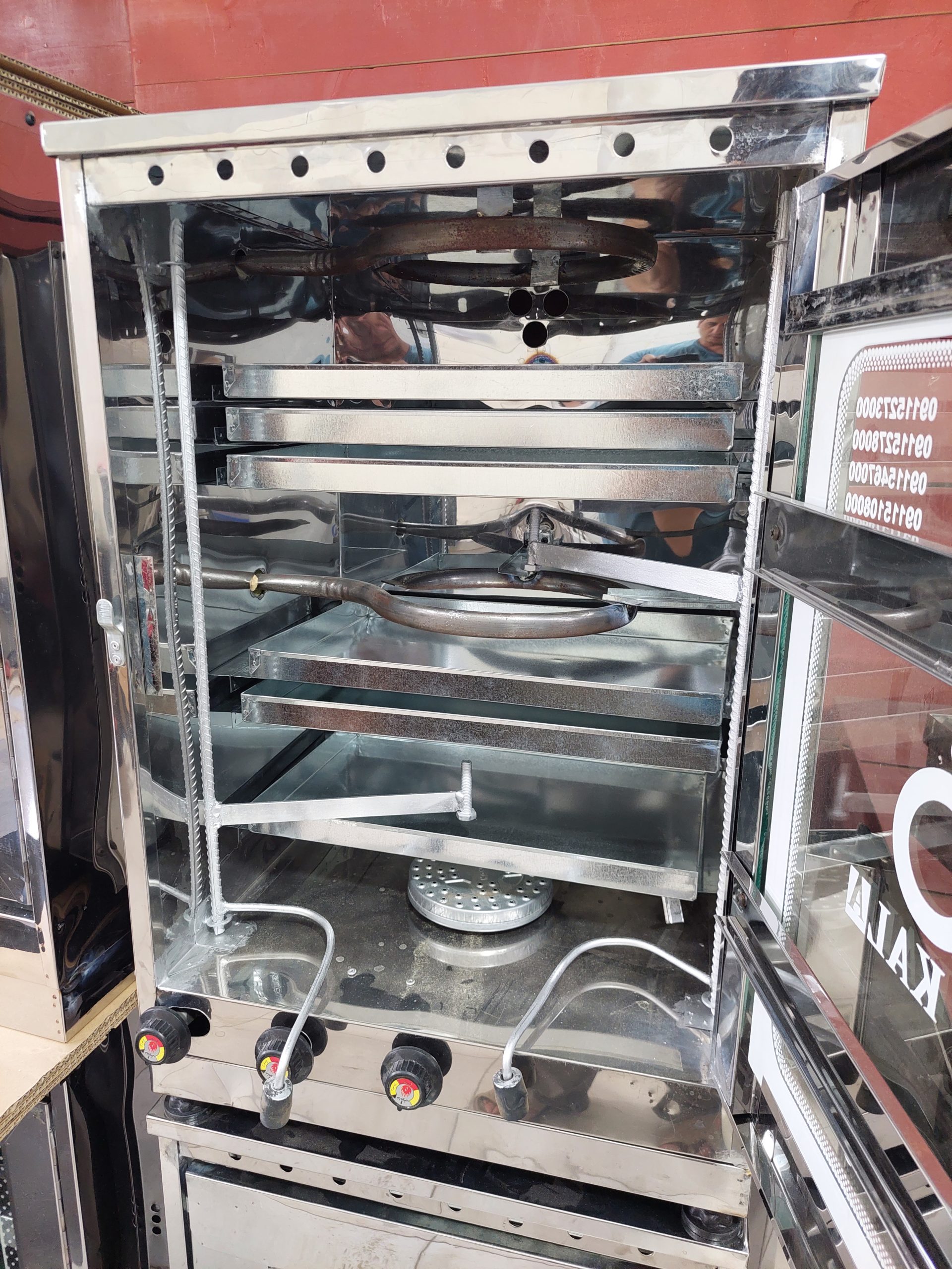 تنورگازی بزرگ 6سینی + دوچدن38 (کد538)