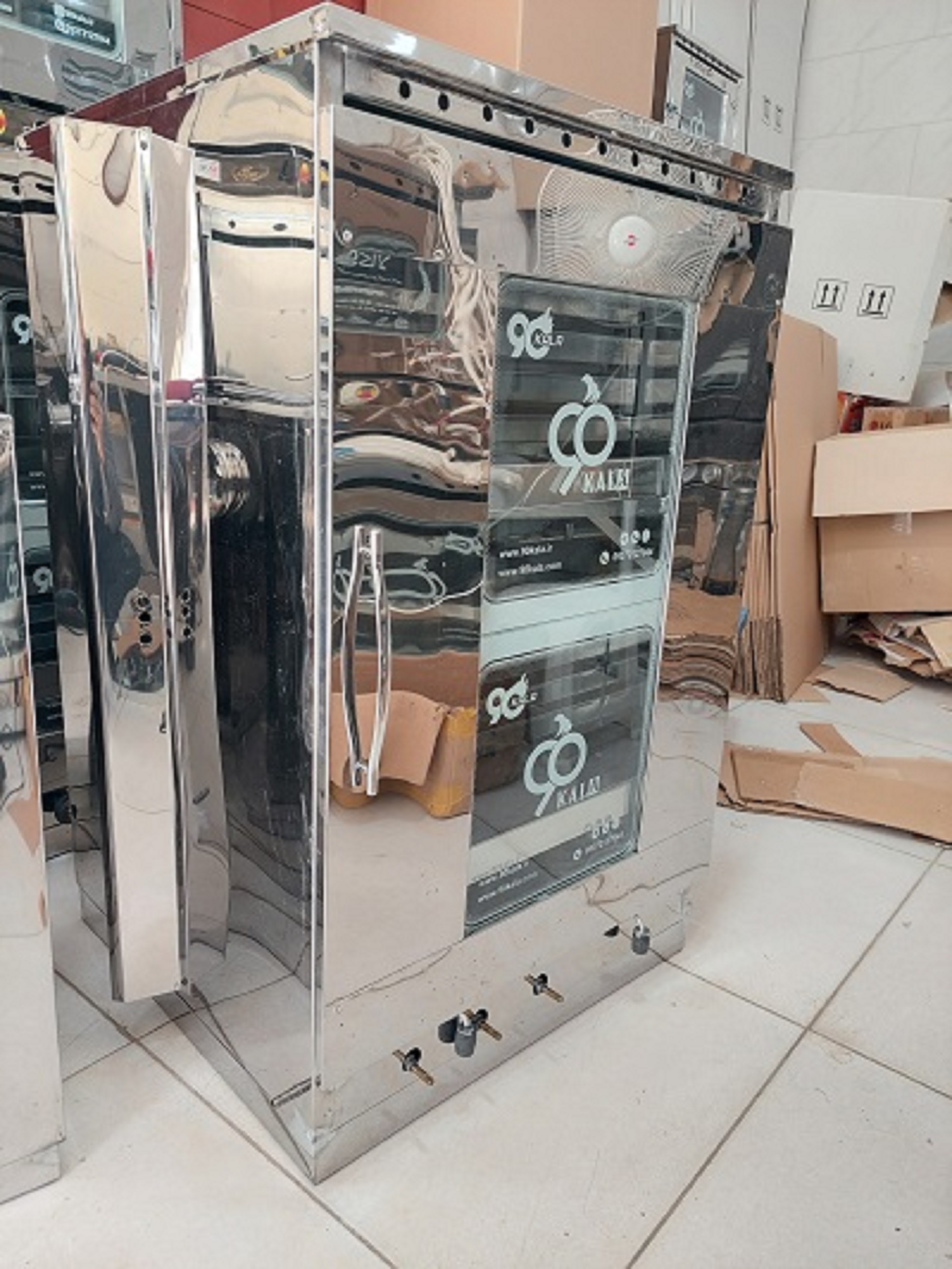 تنورگازی بزرگ 10سینی استیل + دوچدن 50 (کد613)
