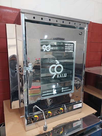 تنورگازی استیل 6سینی + دوچدن 32 (کد625)