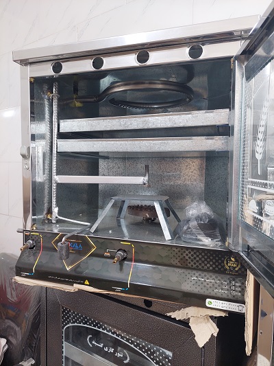 تنورگازی استیل کوچک دوسینی + چدن 38 (کد627)
