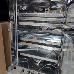 تنورگازی تمام استیل 6سینی+دوچدن 38 (کد محصول717)