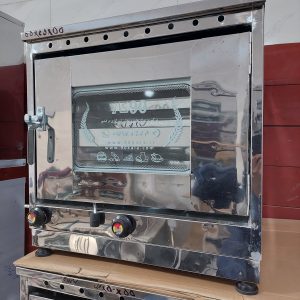 تنورگازی استیل 3سینی+چدن38 (کد محصول759) 