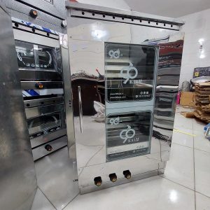 تنور 10سینی استیل+دوچدن 38 (کد محصول 783)