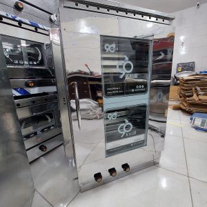 تنورگازی 10سینی استیل +دوچدن 38 (کد محصول 784)
