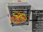 تنور 4سینی کوره ای مشکی