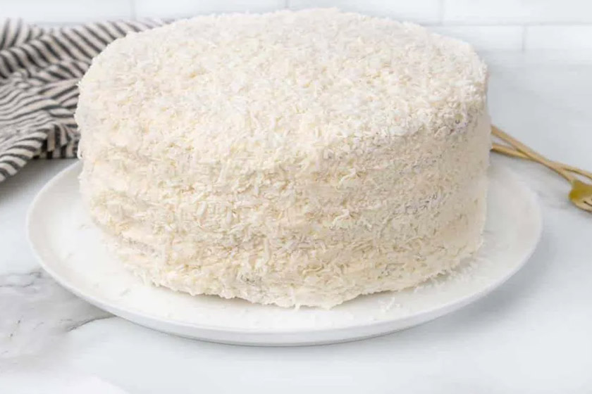 کیک نارگیلی ابری