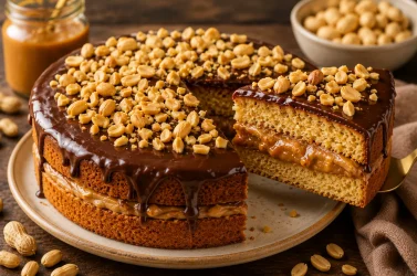 Peanut-Caramel-Cake
